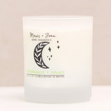 Lemongrass and ginger soy wax candle