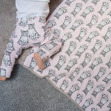 Pink Cat Baby blanket