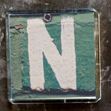 Sheffield Typography Magnet "N"
