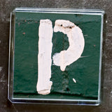Sheffield Typography Magnet "P"