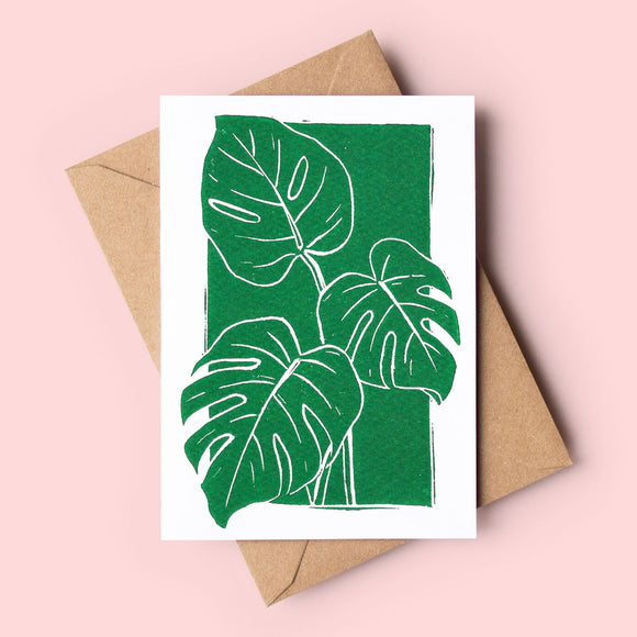 Monstera Art Card