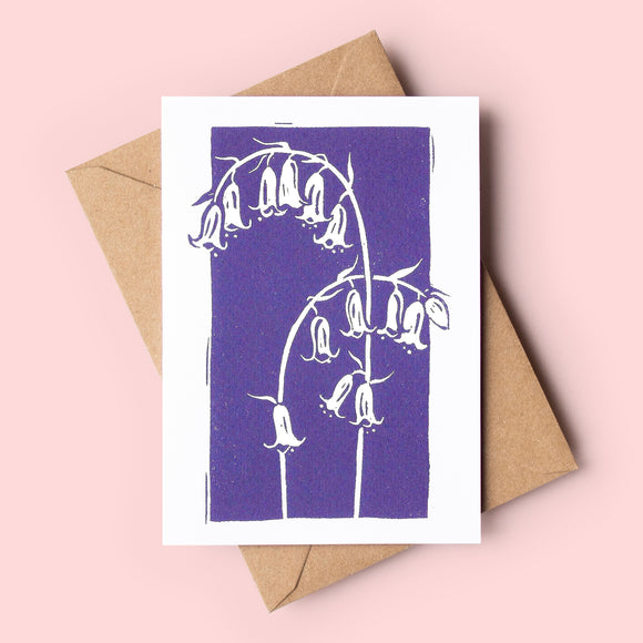 Bluebells Art Card
