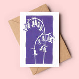 Bluebells Art Card