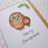 'Owls' CHARITY Christmas Card