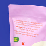 Rose and coconut bath salts