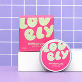 Birthday cake scented lip balm