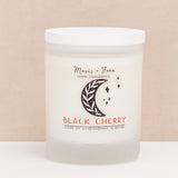 Black cherry soy wax candle