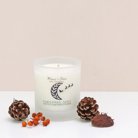 Christmas spice soy wax candle