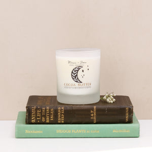 Cocoa butter soy wax candle