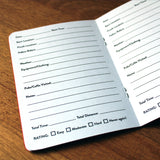A6 Cycling Log Book