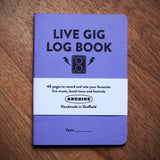 A6 Live Gig Log Book