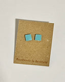 Stud earrings - square