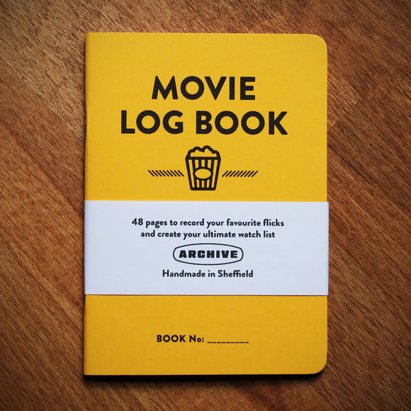 A6 Movie Log Book