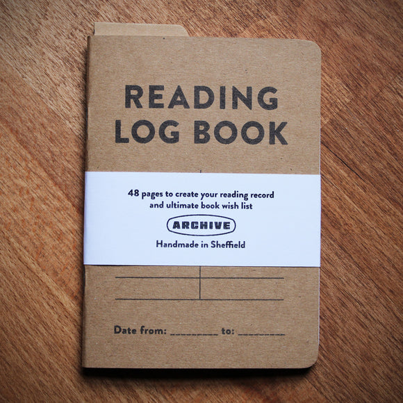 A6 Reading Log Book