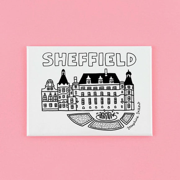 Sheffield Town Hall Fridge Magnet