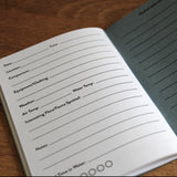 A6 Wild Swimming Log Book