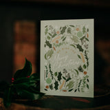 We Wish You A Merry Christmas Botanical Card