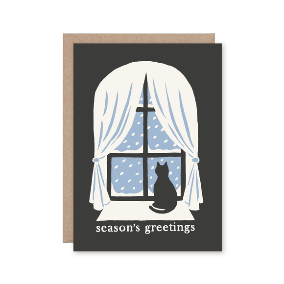 Winter Window Christmas card
