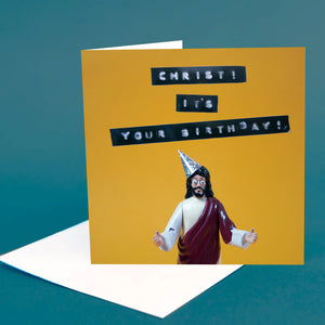 Googly Eye Card - Christ It's Your Birthday