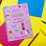 Nice Things to Send to a Friend - Stationary activity book - Snail Mail Postable Gifts