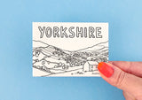 Yorkshire View Fridge Magnet