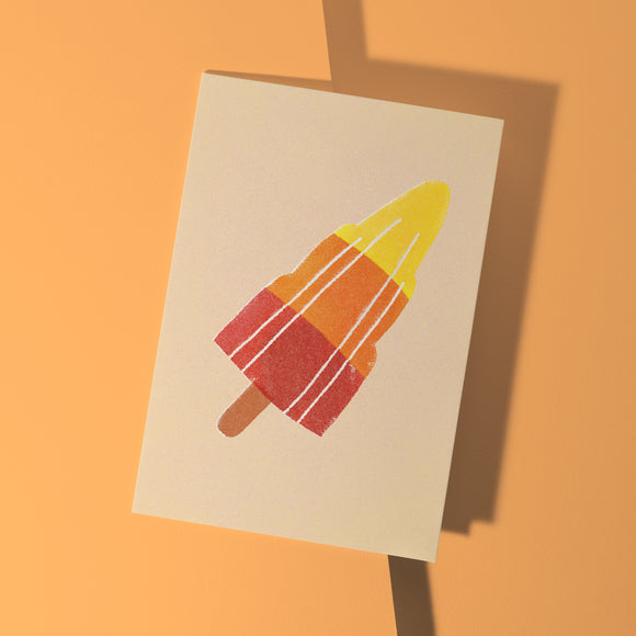 Rocket Lolly Card