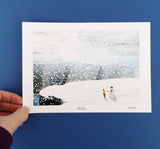 A5 Snow Friend Print