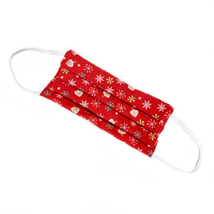 Christmas Fabric Face Mask - Red Decorations