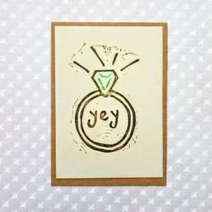 Yey - Engagement Ring Card