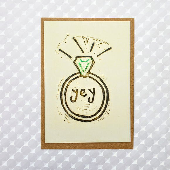 Yey - Engagement Ring Card