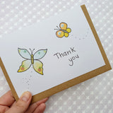 Butterflies 'Thank You' Card