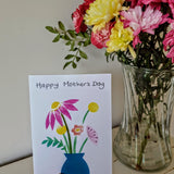 'Happy Mother's Day' - Vase of Flowers