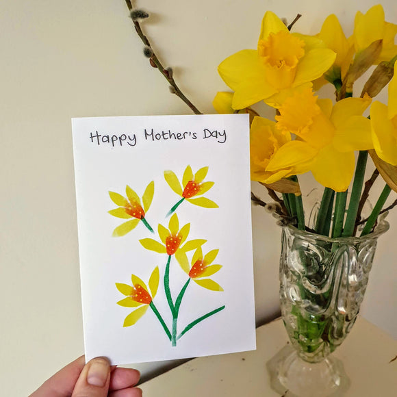 'Happy Mother's Day' - Bunch of Daffodils Card