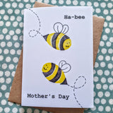 'Happy Mother's Day' Bee Pun Card