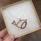 Robin Wooden Necklace
