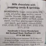 Party Popper Milk Chocolate Bar