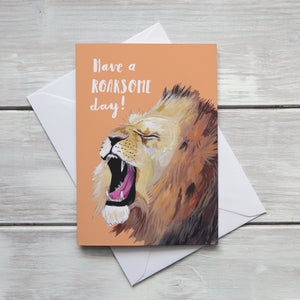 Have a Roarsome Day Birthday Card