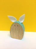 Wooden Bunny ornament