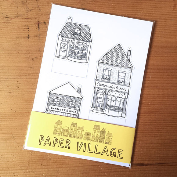 Paper Village Activity Pack