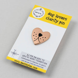 'Dog Lovers Nose' Enamel Pin Badge