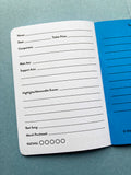 A6 Live Gig Log Book