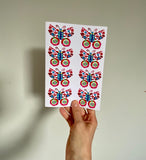A5 lined notebook - Butterfly book design