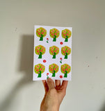 A5 lined notebook - Blossoming ideas design