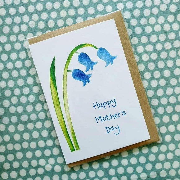 'Happy Mother's Day' - Bluebells Card