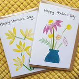 'Happy Mother's Day' - Yellow Spring Flowers Card