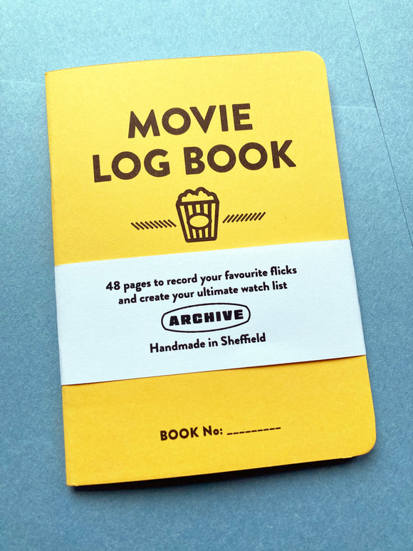 A6 Movie Log Book