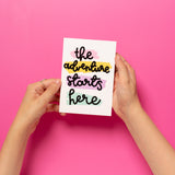 'The Adventure Starts Here' Card