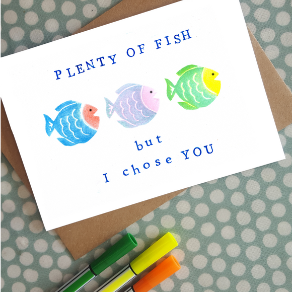 Plenty of Fish love card