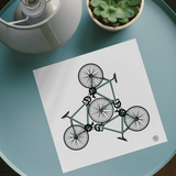 Bike trio 210mm Square Print