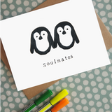 Penguin Soulmates card